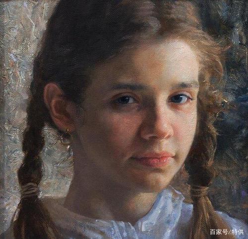 才华横溢:旅美华人女画家玛丽钱的肖像油画作品欣赏