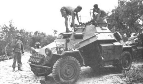 恶魔的轮子盘点二战时德国的几种轮式装甲车