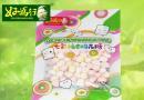 七彩脆皮棉花糖 现货供应好万行糖果 批发袋装休闲棉花软糖