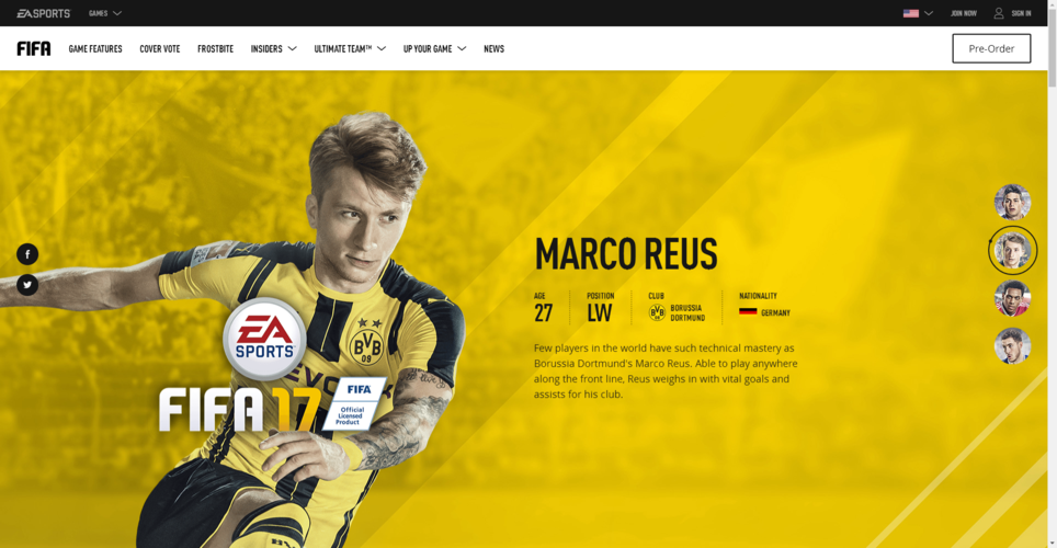 新闻ea正在进行fifa17封面人物票选分别是j罗罗伊斯马夏尔阿扎尔