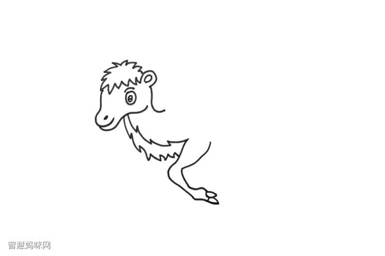 骆驼怎么画简单