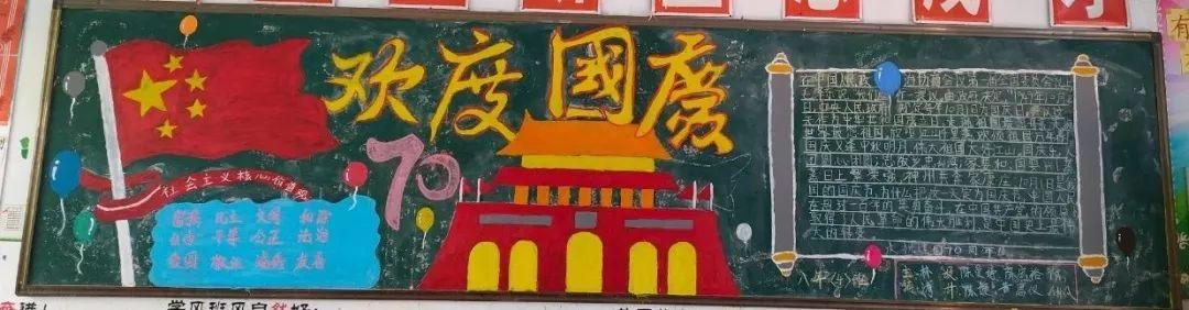 【100 国庆节黑板报素材】黑板报 简笔画 模版,快收藏!