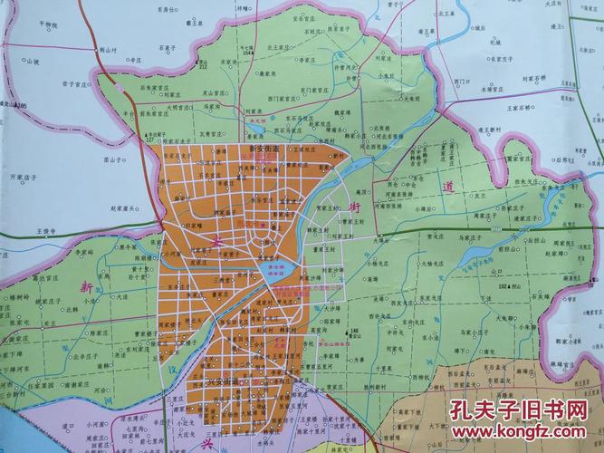 安丘市政区图全开安丘政区图安丘地图安丘市地图2007年