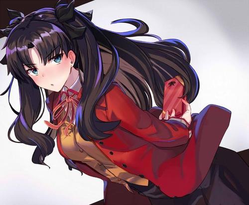 精选日本二次元动漫师画的远坂凛高清无水印插画壁纸