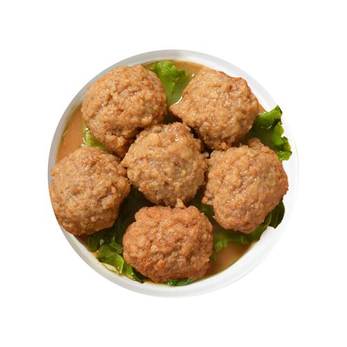 红烧丸子半成品清蒸熟食狮子头肉丸子四喜