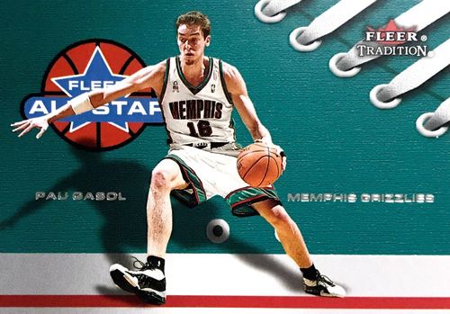 【ir】nba球星卡 fleer 保罗 加索尔 pau gasol 限量