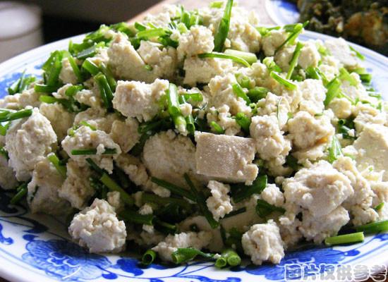 香葱老豆腐