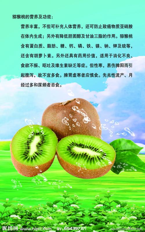 猕猴桃 绿色背景源文件__海报设计_广告设计_源文件_.
