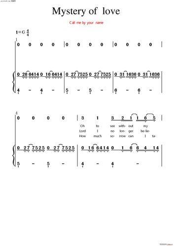 mystery of love(call me by yourname插曲)