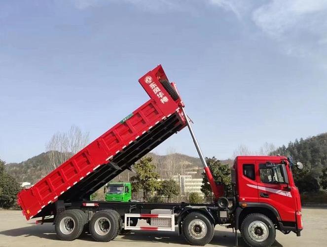 t712国六东风华神8x4轻卡前四后八自卸车图片,华神国六小四桥6.