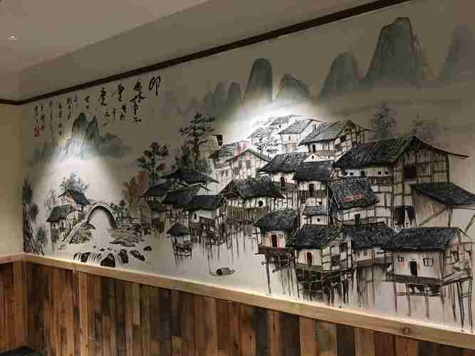 餐饮壁画墙绘-重庆初物文化传播有限公司