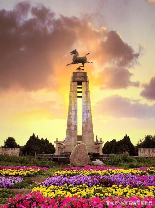 甘肃武威雷台公园美景