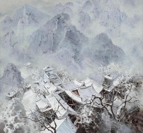 翁凯旋2020新作|雪景