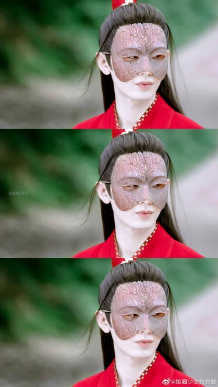 成毅红衣古装更显英气隽永眉宇之间的英气更是纯粹颜值超赞