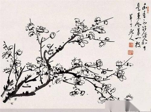 陈半丁 梅花作品赏