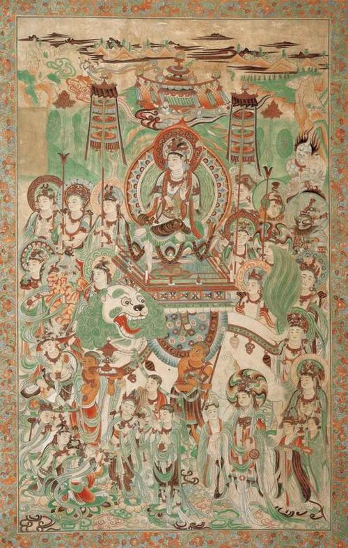 敦煌莫高窟159窟《文殊菩萨》