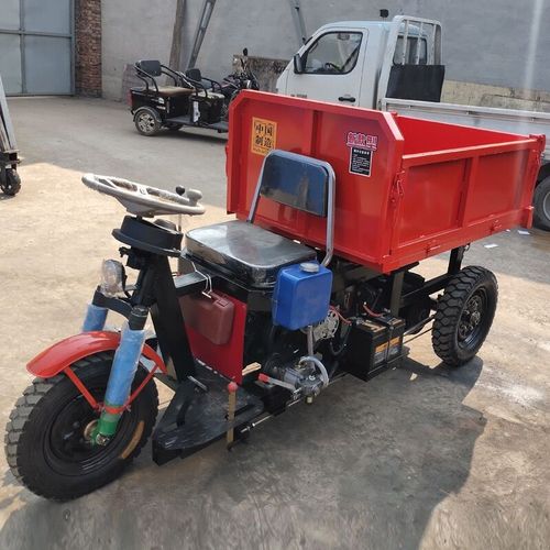 柴油小型三轮车农用液压自卸工地工程建筑小三轮翻斗