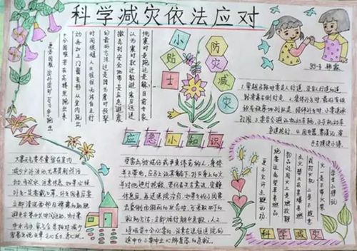 小学生防灾减灾手抄报图片