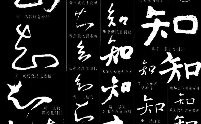 王羲之草书知字怎么写