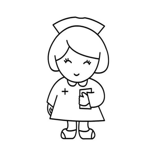 女医生简笔画大全手抄报 小学生简易手抄报