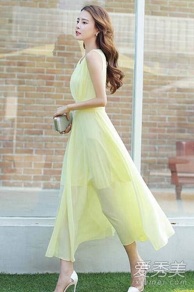 雪纺连衣裙搭配 夏天轻松做女神