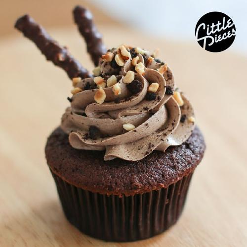 com 【little pieces】浓情巧克力 chocolate 杯子蛋糕 巧克力cupcak.