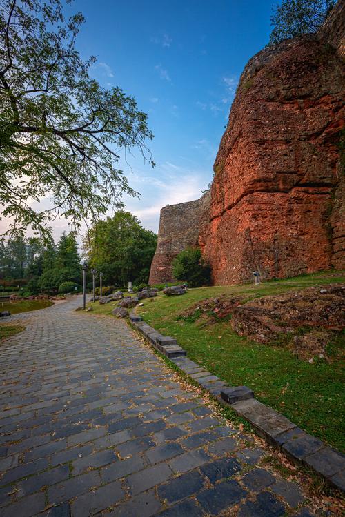 日落前的石头城南京城墙