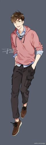 动漫男人物全身