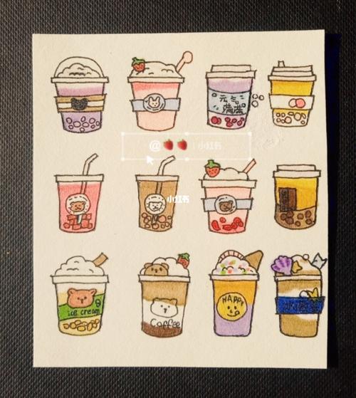 奶茶简笔画#_简笔画_奶茶_奶茶简笔画_文化_绘画