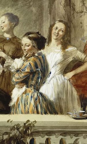 门采尔经典绘画作品