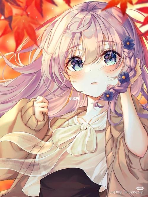 温柔系二次元少女_二次元_素材_素材其他