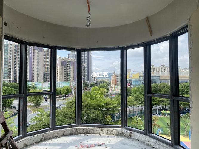 封阳台,弧形半圆阳台的断桥铝窗_阳台_纱窗_围栏_家居