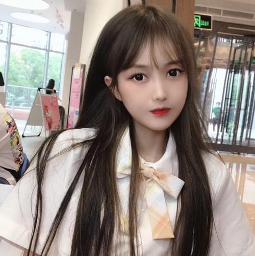 可爱女生真人高清头像