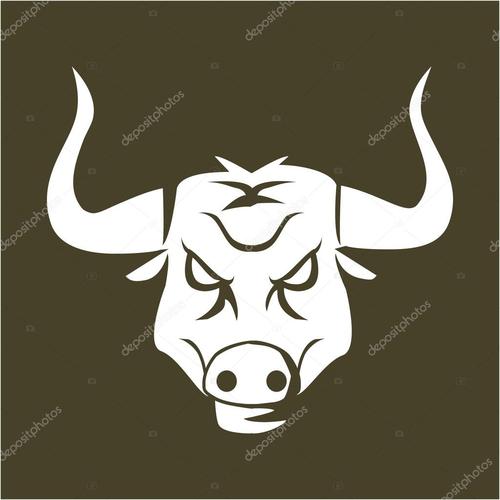 名称:公牛符号的插图