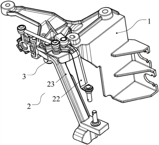 一种变速器换挡拉丝支架总成制造技术