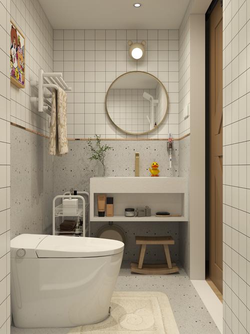 卫生间装修设计,小户型迷你卫生间,这样的设计不拥挤