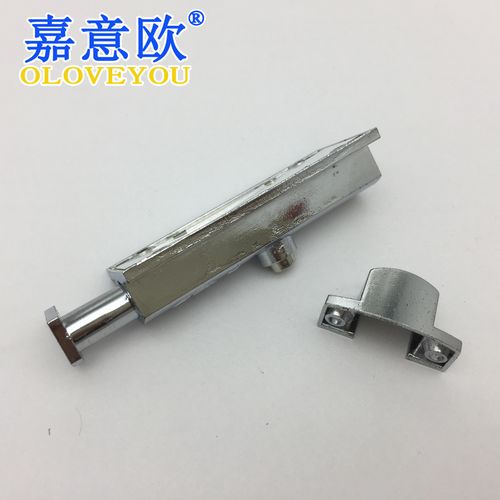 厂家直销406按钮式防盗插销锌合金自动弹簧插销门栓 弹簧插销