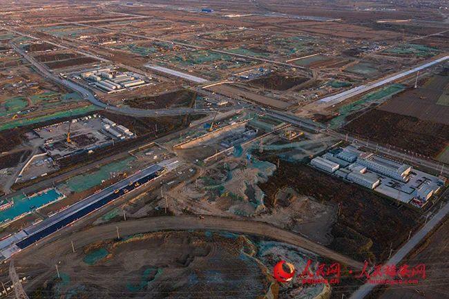 雄安新区启动区航拍图.人民网 李兆民摄 来源:人民雄安网