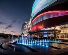 cn 商业广场喷泉夜景照明 2 tujiajia.cn