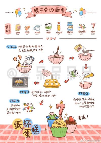 幼儿园手绘食谱