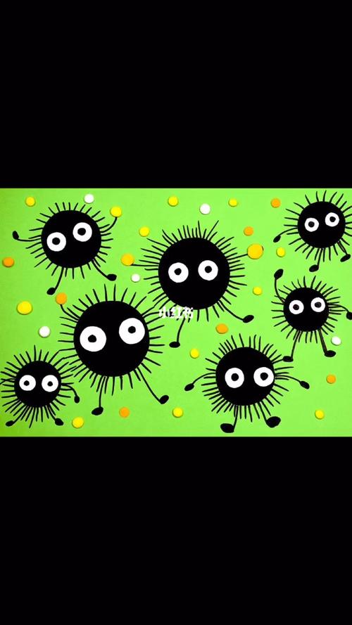 少儿美术课件ppt-可爱的煤球精灵_美术_ppt_少儿美术课件_教育_职场