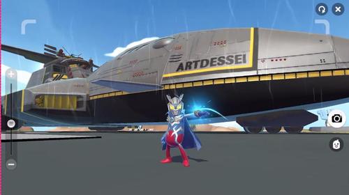 玩家出发前的飞机,也会替换成《迪迦奥特曼》中出现过的强力飞船