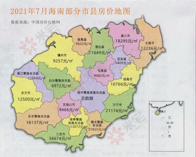 7月海南房价地图海口房价已连涨14个月