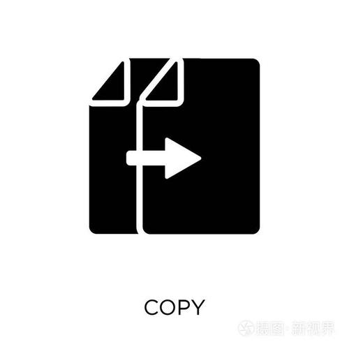 从 web 导航集合复制符号设计.简单的元素向量例证在白色背景