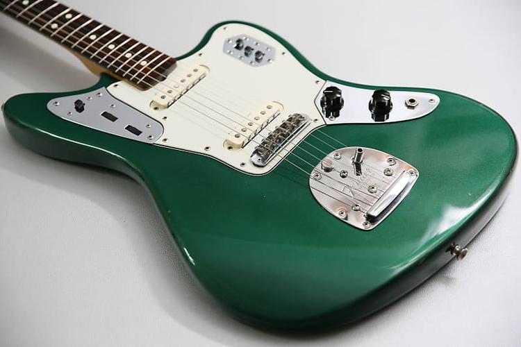 fender american vintage 62 reissue jaguar sherwood green & Η 