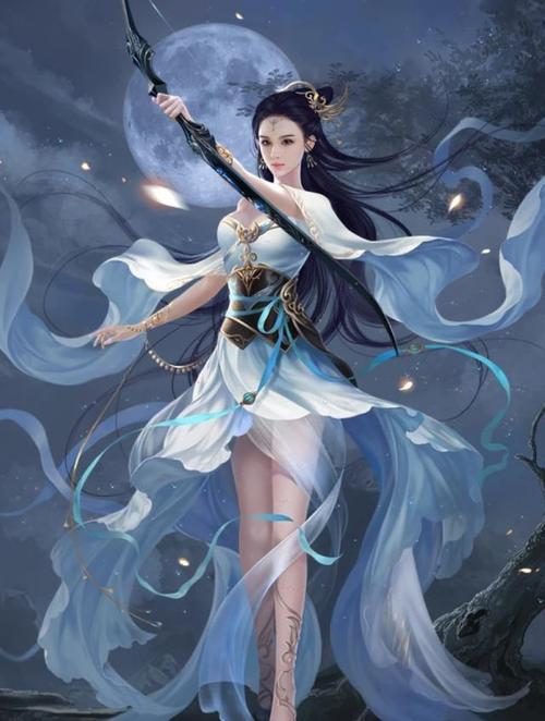 古风美人侠女简笔画