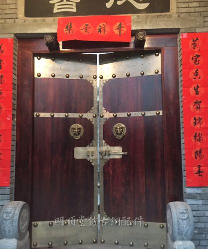 一折插销锁扣 暗装_中式仿古纯铜加厚大门栓木门复古铜插销带锁暗装全