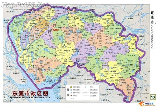 东莞市地图