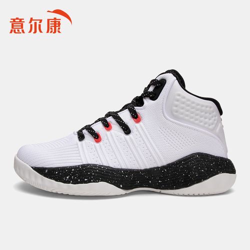 意尔康男鞋透气实战球鞋潮流aj篮球鞋学生战靴防滑中帮运动鞋男潮