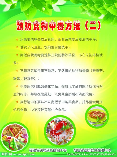 预防食物中毒的方法二图片